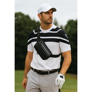 PXG x Nick Jonas Waistpack Belt Bag Fanny Pack Black Golf Athleisure Adjustable